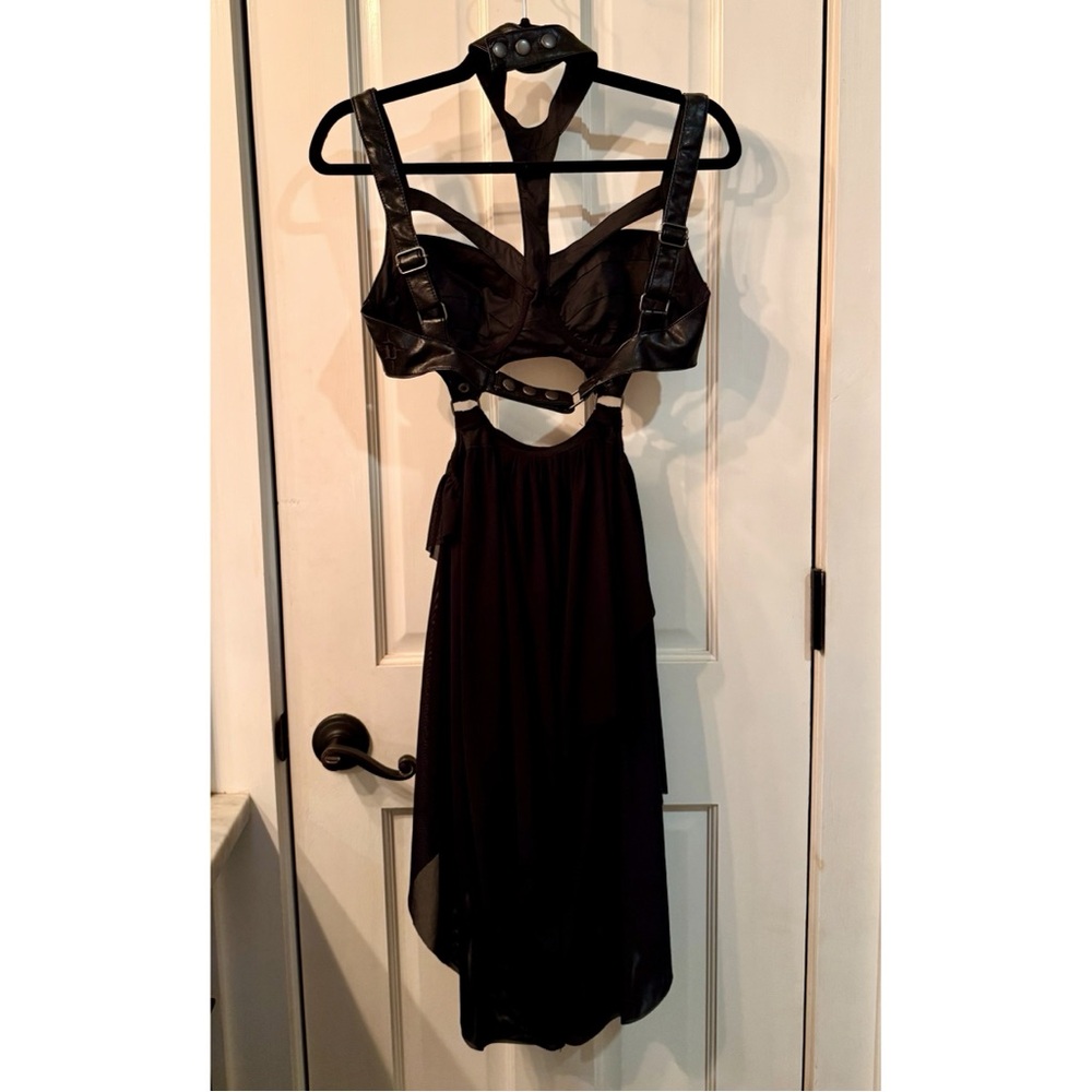Dolls Kill Black High Low Dress
